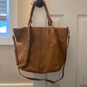 Tote with crossbody strap